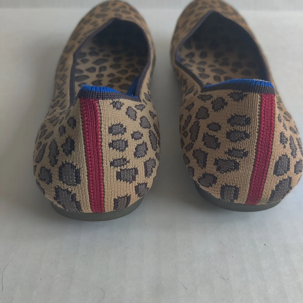 Rothy's Leopard Print Flats- Sz 9 EUC - Picture 4 of 6